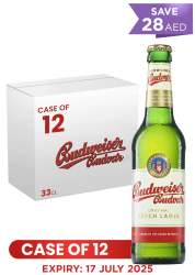 Budweiser Budvar Original Btl 33 CL X 12 Case