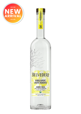Belvedere Organic Infusions Lemon & Basil 75Cl PROMO